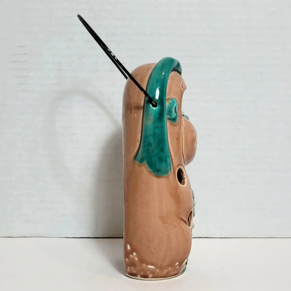 Adorable Vintage MCM Monkey Lantern Candleholder